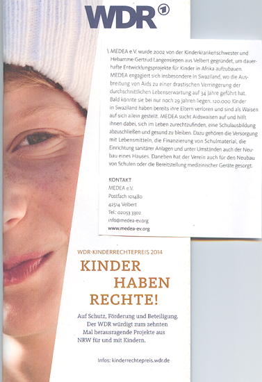 Bewerbung um den WDR Kinderrechtepreis